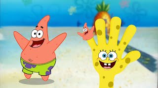 SPONGEBOB FINGER FAMILY Nursery Rhymes amp Kids Songs [upl. by Emili102]