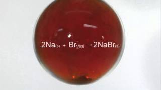 Reaction of Bromine with Sodium [upl. by Reggi969]