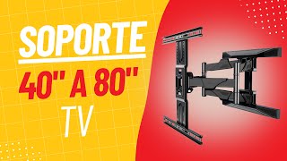 🟢 Soporte RESISTENTE y ARTICULADO para TV de 40” a 80” 📐 NB P6 [upl. by Sverre270]