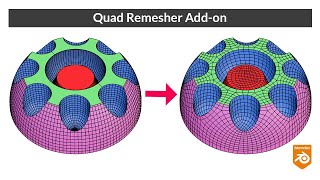 Quad Remesher addon  Blender Secrets [upl. by Karly]