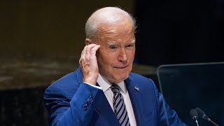 Bidens brain freeze Internet reacts to Presidents incoherent UN speech [upl. by Ceciley]