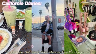 California Diaries urth cafe melrose golf wang store shopping etc [upl. by Sabu]