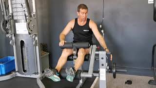 Seated Leg Extension  Hamstring Curl [upl. by Ziom28]