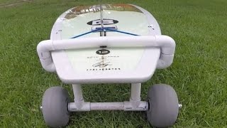 How to Make a Stand Up Paddleboard Cart  SUP with Wheels [upl. by Eirtemed]