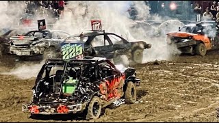 Demolition Derby Stock Compacts at New Alexandria August 3rd 2024 WampW Demo [upl. by Killoran]