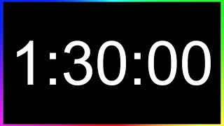 Minuteur 1h30min ALARME🚨 Compte à Rebours 1 Heure 30 Minutes Minuterie 90 MinutesDécompte 1h30 [upl. by Carri]