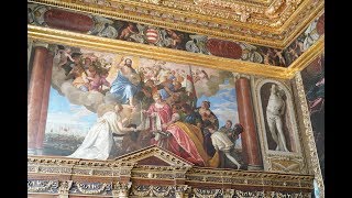 Venice Palazzo Ducale Exploratory Tour with Paintings in 4k [upl. by Gilbertina]