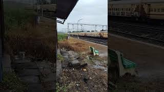 Konkan railway 01139 nagpur madgaon special train skipping goregaon road railway station [upl. by Abas]