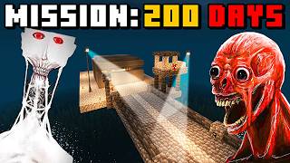 Surviving Minecrafts Most Disturbing Mods For 200 Days in Hardcore 3 [upl. by Ydok]