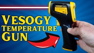 Vesogy Infrared Thermometer Temperature Gun [upl. by Aronos]