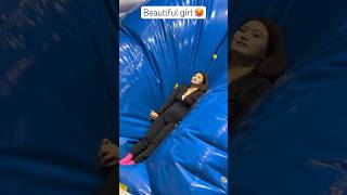 Trampoline park is so fun 🤩👀 climbing trampoline fun bouldering waterslide trampolinpark [upl. by Erl]