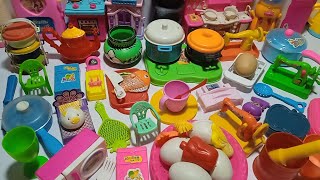 Diy Unboxing Mini kitchen Set  4 Minutes Satisfying with Unboxing Miniature kitchen Set ASMR [upl. by Oakes]