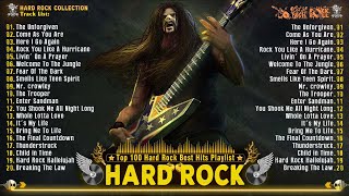 Hard Rock Best Hits 80s 90s Full Album ⏩ Heavy Metal ⏸ Metalica Bon Jovi Nirvana Iron Maiden [upl. by Acimad876]