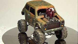 Custom Hot Wheels Mad Max Mini Monster Truck [upl. by Coben]