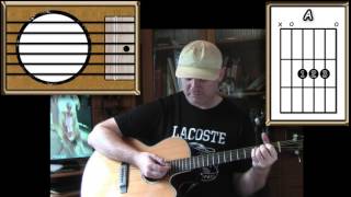 Oh Pretty Woman  Roy Orbison  Acoustic Guitar Lesson easyish [upl. by Slein]