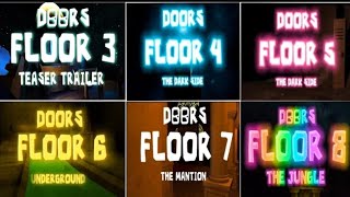 DOORS FLOOR 3  Vs 4 Vs 5 Vs 6 Vs 7 Vs 8  All Compression For All Chapter [upl. by Asiel]