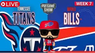 Bills vs Titans  Pregame Show  Week 7 [upl. by Ahsyia610]