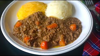 Classic Scottish Mince Neeps and Tatties [upl. by Llenaj]