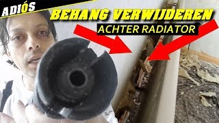 BEHANG VERWIJDEREN ACHTER RADIATOR [upl. by Shewchuk]