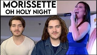 WHISTLENOTES  Twin Musicians REACT  Morissette  Oh Holy Night  LIVE [upl. by Aramoiz]