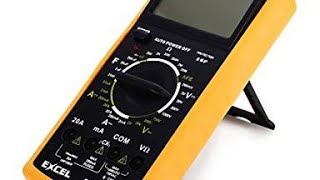 EXCEL DT9205A CHEAPO Multimeter Review amp Teardown [upl. by Nnod]