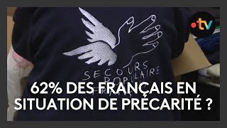 62 des Francais en situation de précarité [upl. by Humbert]