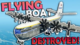 AWESOME Flying Boat SHOT DOWN By JETS In Stormworks [upl. by Close68]