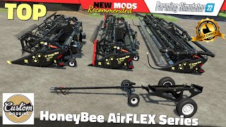 FS22  Honey Bee AirFLEX Series by Custom Modding  Farming Simulator 22 New Mods Review 2K60 [upl. by Herbert671]