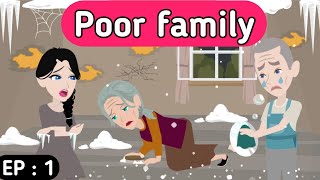 Poor family part 1  English story  Learn English Stories in English  Sunshine English [upl. by Lowell]