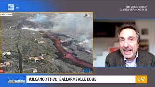 Vulcano attivo è allarme Eolie  Unomattina  10122021 [upl. by Cordova27]