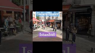 💎Galata Tower in Esteghlal st Istanbul Istanbul esteghlal taksim taksimsquare galatatower [upl. by Assiralc]