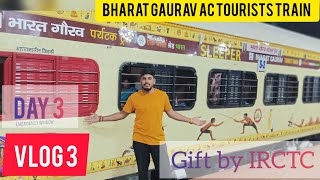 Dakshin Bharat Yatra By Bharat Gaurav Tourists Train  By INDIAN Railway  Day3 vlog 3 irctc [upl. by Miehar]