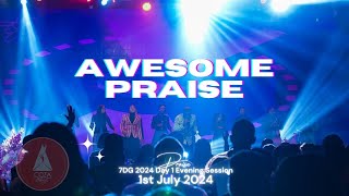 Awesome Praise  Praise extravaganza with COZA City Music  COZA7DG2024 01072024 [upl. by Neleh]