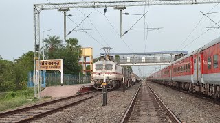 Arriving on Radhikapur Railway station with 05729 Katihar to Radhikapur passenger with Siliguri Wap7 [upl. by Browne720]