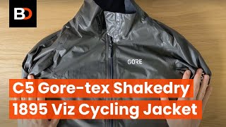 C5 Goretex Shakedry 1985 Viz Cycling Jacket Review [upl. by Olly225]