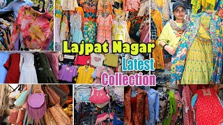 Lajpat Nagar market Delhi latest collection Ethnic and Indo western trendy collectionlajpatnagar [upl. by Decca715]