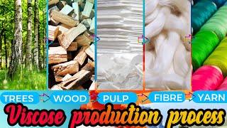 Viscose Rayon Manufacturing Process Properties and Uses [upl. by Idrahs]