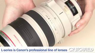 Canon EF 28300mm Zoom Lens for Digital SLR Cameras  Crutchfield Video [upl. by Yardna319]