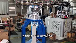 small size single jersey circular knitting machineknittingmachine [upl. by Immak771]