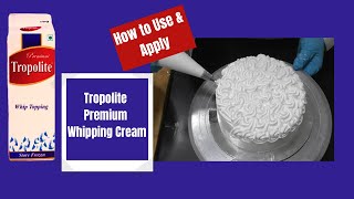 How to use Tropolite Premium Whipping Cream [upl. by Aihsrop]