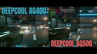 Deepcool ag400 vs ag500 intel 12600k [upl. by Ocimad]