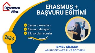 Erasmus Başvuru Eğitimi  Emel Şimşek [upl. by Ainad322]