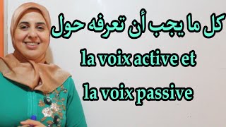 La voix active et la voix passive [upl. by Schubert]