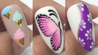 129 sizzling nail art designs for nailart lovers  cute and creative nail art designs for beginners [upl. by Jaine]