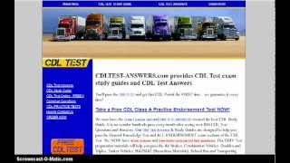 Free CDL Practice Test Online CDL Practice Test [upl. by Keavy]