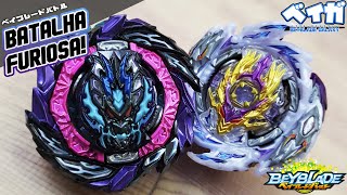 ROAR BAHAMUT GgMm10 vs RAGE LONGINUS Ds 3A  Beyblade Burst ベイブレードバースト [upl. by Alison339]