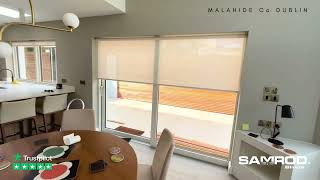 SAMROD Blinds  Motorised blinds fitting in Malahide Co Dublin [upl. by Ilise]