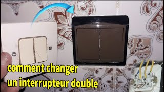 comment changer un interrupteur va et vient double [upl. by Esenwahs]