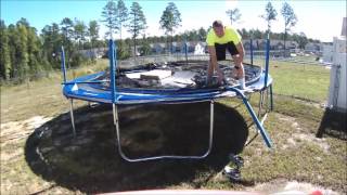 15 ft Trampoline Assembly [upl. by Ycram]