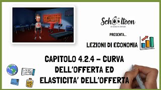 Curva dellofferta ed elasticità dellofferta  Economia  Schooltoon [upl. by Annoiek]